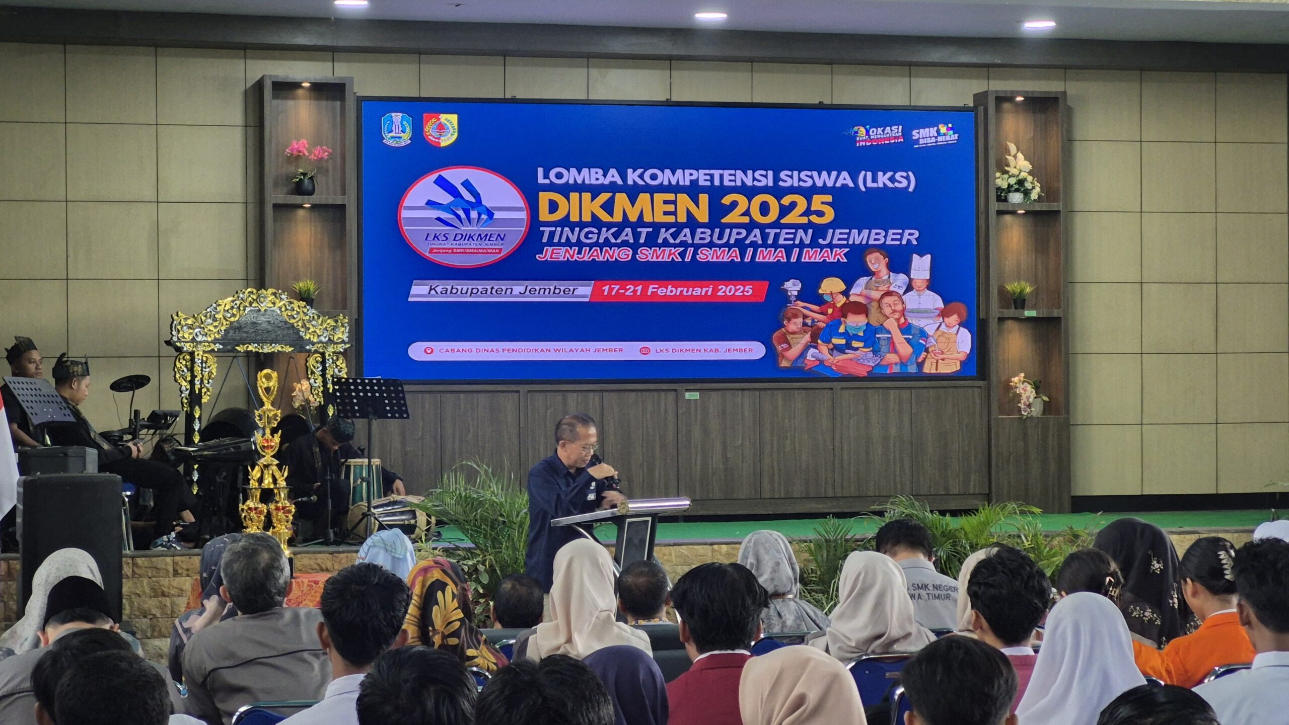 Pembukaan LKS DIKMEN 2025 Tingkat Kabupaten Jember
