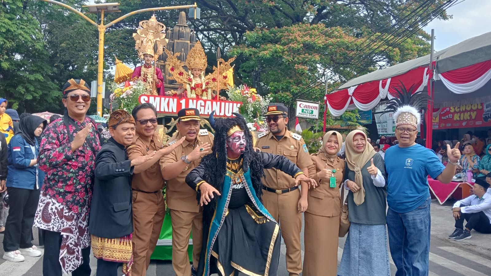 Pawai Budaya dan Pembangunan (Karnaval Tingkat SMA-SMK-MA) Tahun 2025 di Kabupaten Nganjuk