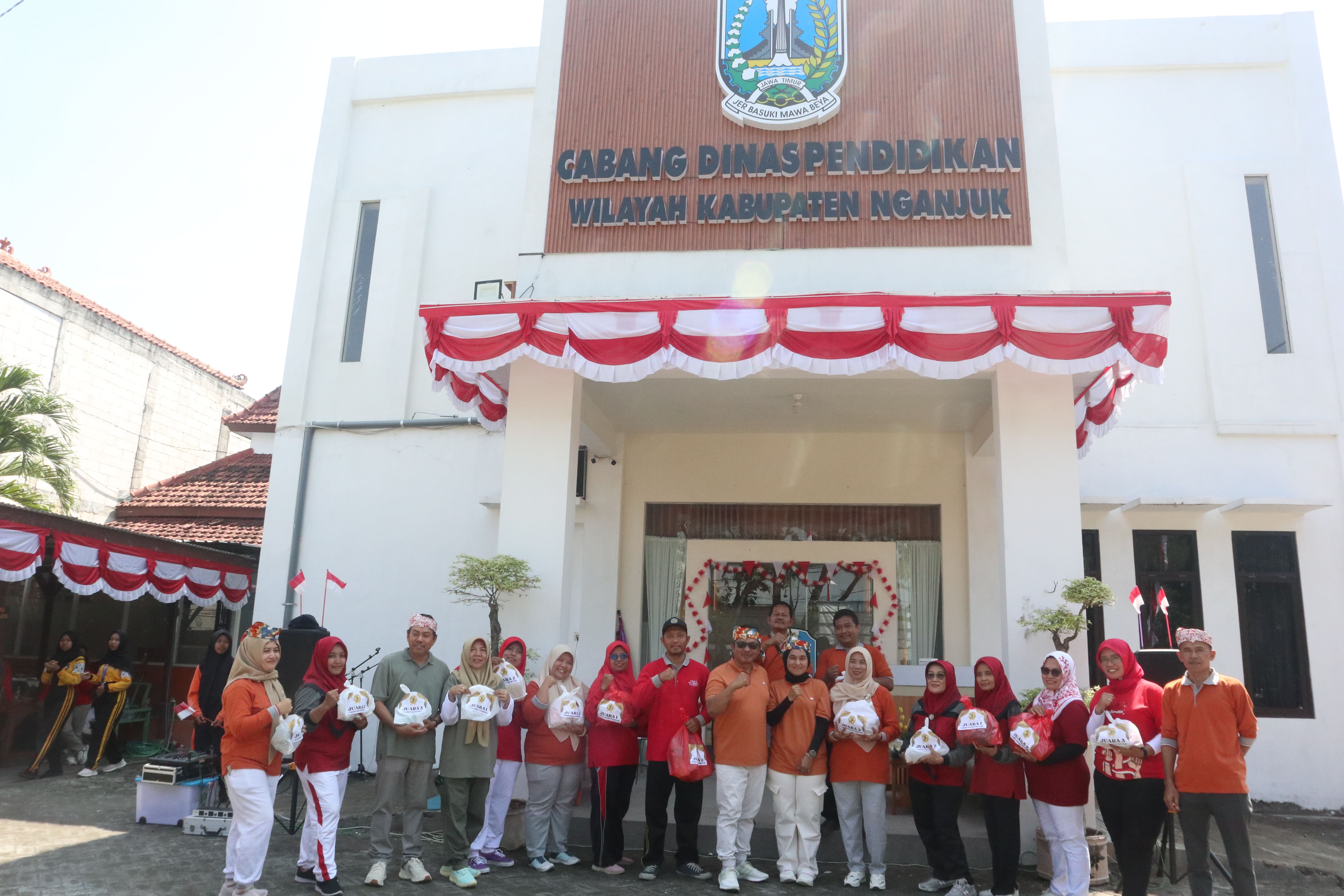 Semarak HUT RI ke-80, Cabang Dinas Pendidikan Wilayah Kabupaten Nganjuk Gelar Berbagai Kegiatan