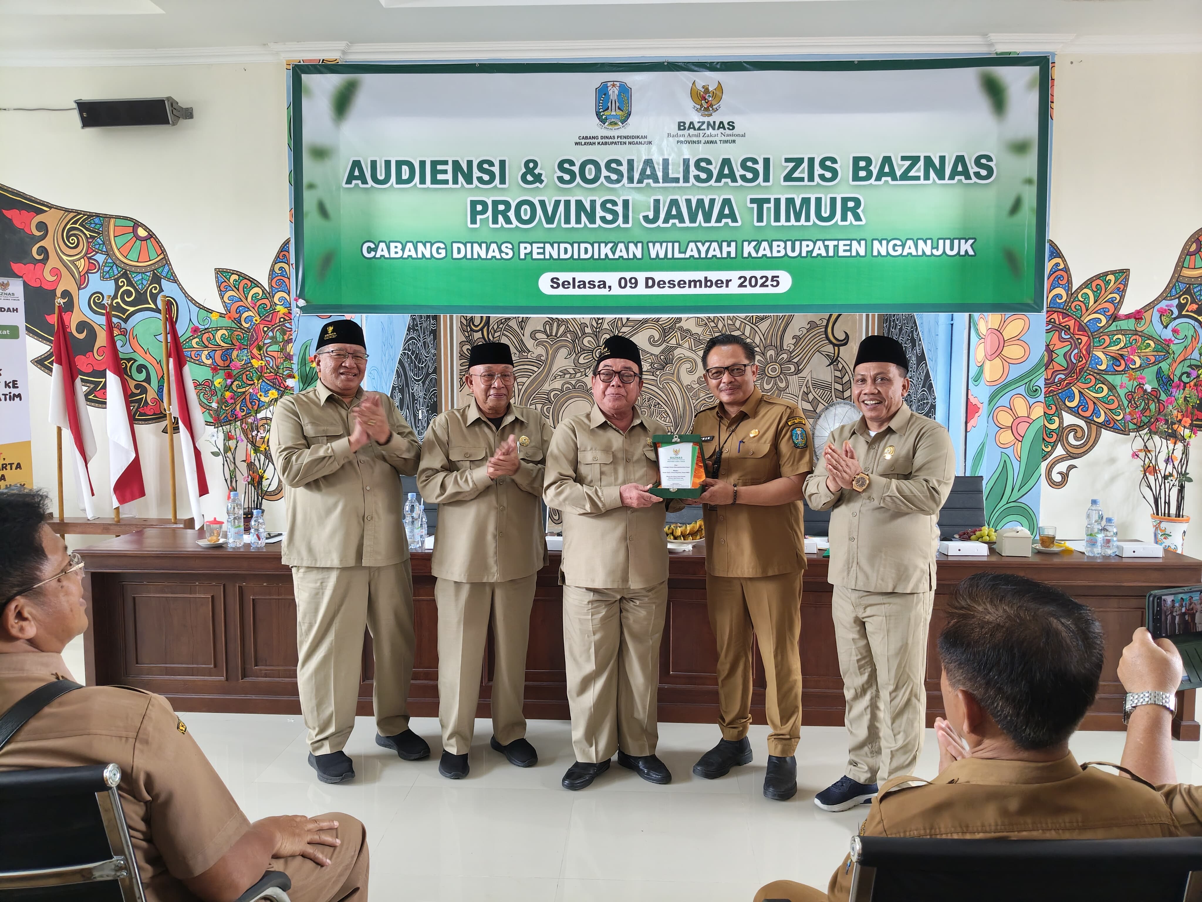 Audiensi dan Sosialisasi ZIS BAZNAS Provinsi Jawa Timur di Cabang Dinas Pendidikan Wilayah Kabupaten Nganjuk