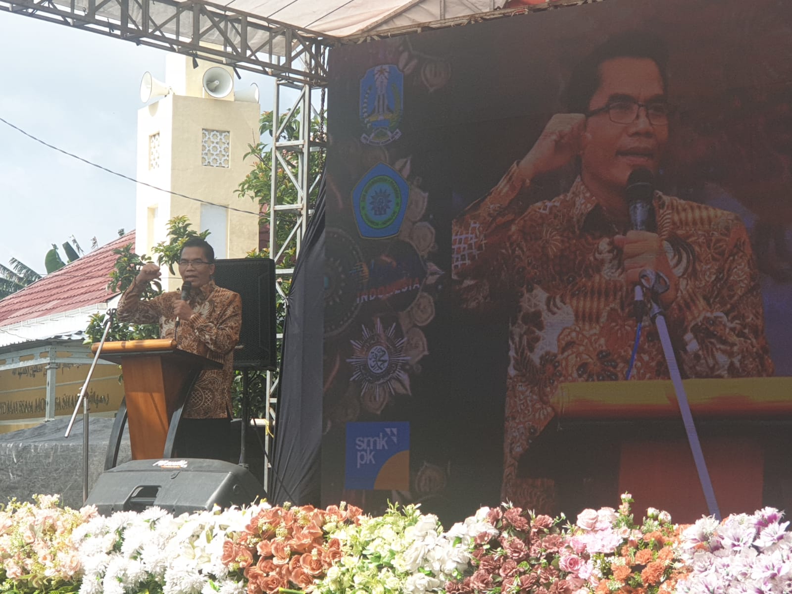 Kepala Cabang Dinas Pendidikan Hadiri Peresmian Gedung RPS DKV di SMK Muhammadiyah 1 Prambon