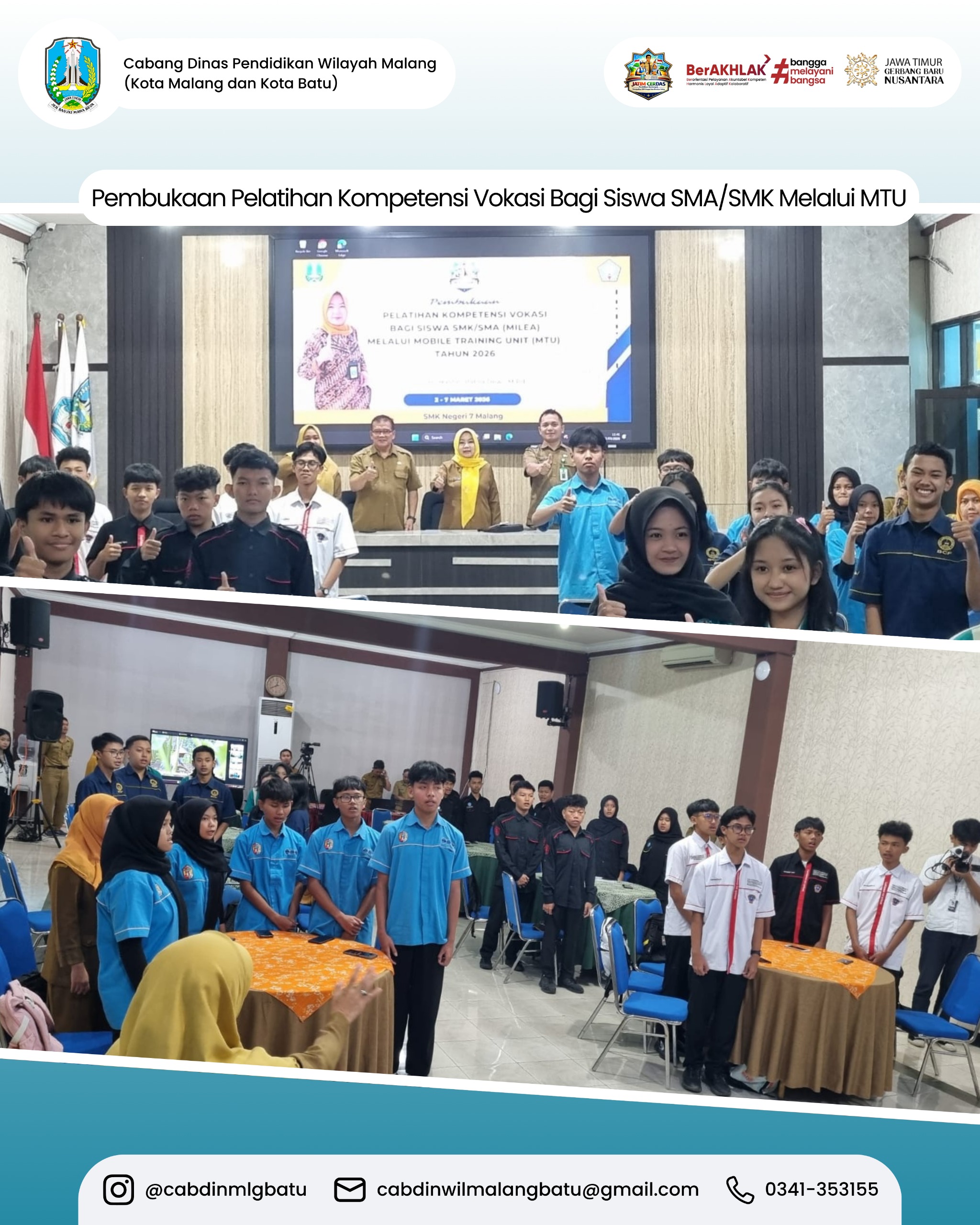 Pembukaan MTU di SMK Kota Malang