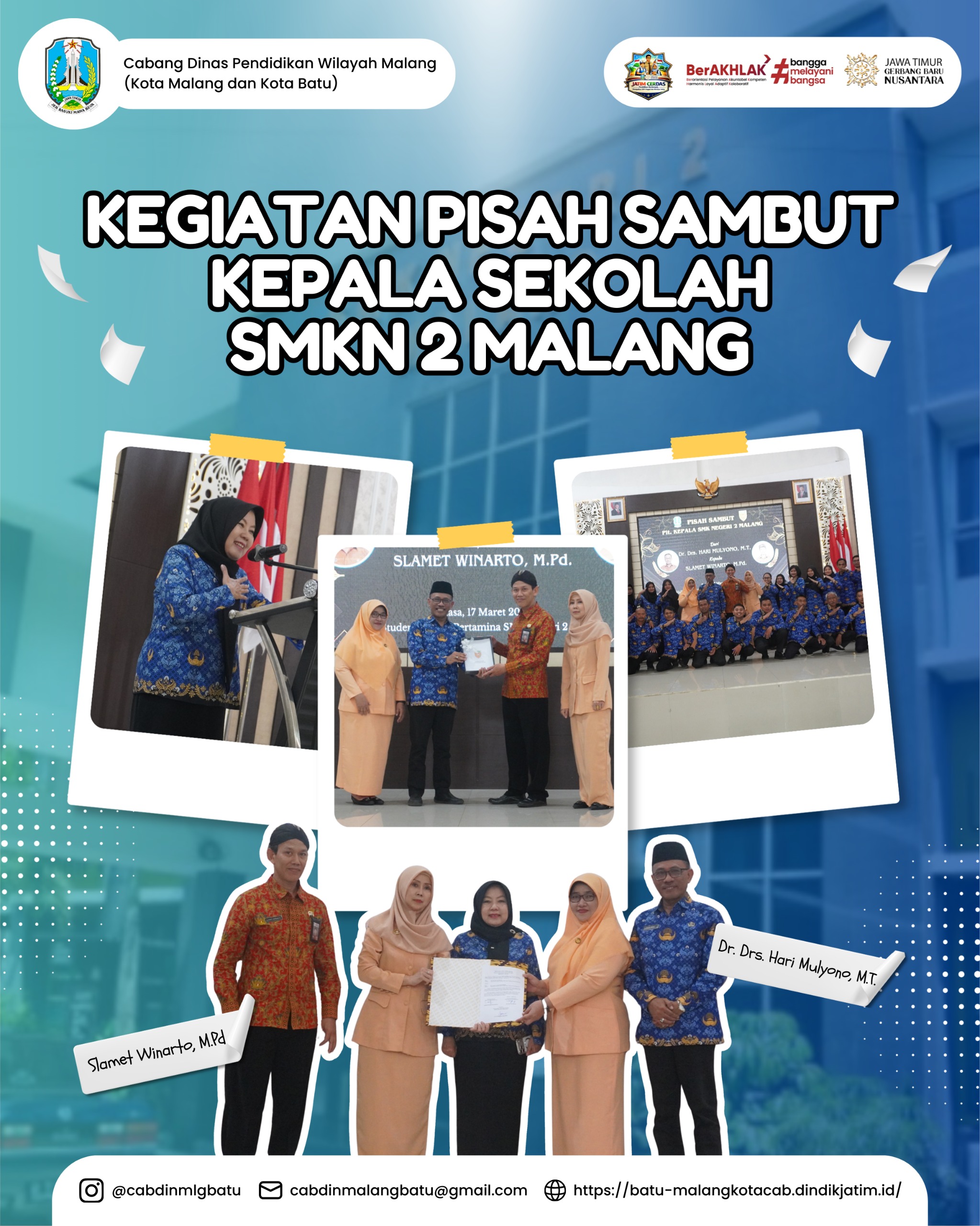 Pisah Sambut Kepala SMKN 2 Malang