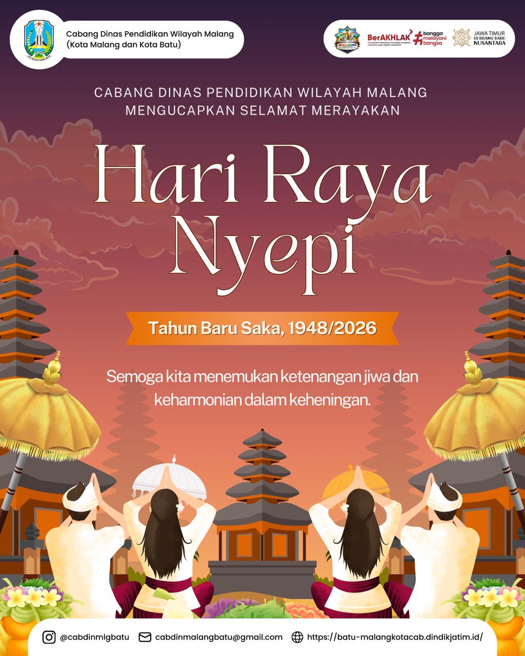 Selamat Hari Raya Nyepi Tahun Baru Saka 1948