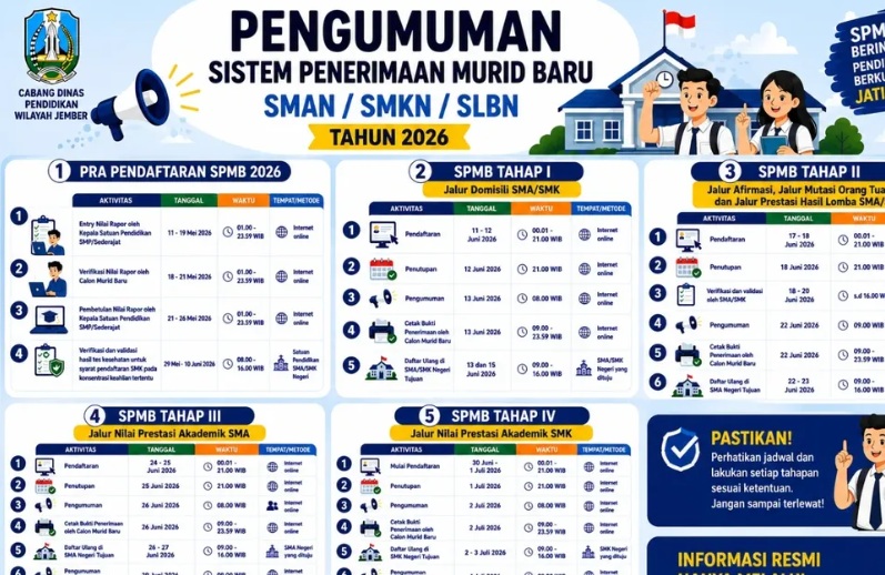 Pengumuman SPMB Jawa TImur 2026